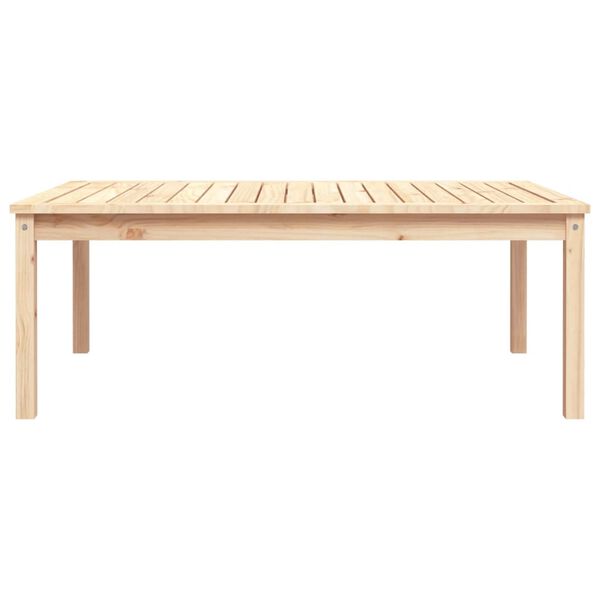 vidaXL Τραπέζι Κήπου 121 x 82,5 x 45 εκ. από Μασίφ Ξύλο Πεύκου