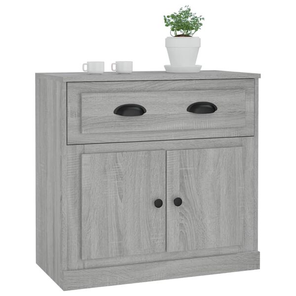 vidaXL Μπουφές Γκρι Sonoma 70x35,5x67,5 εκ. από Επεξεργασμένο Ξύλο