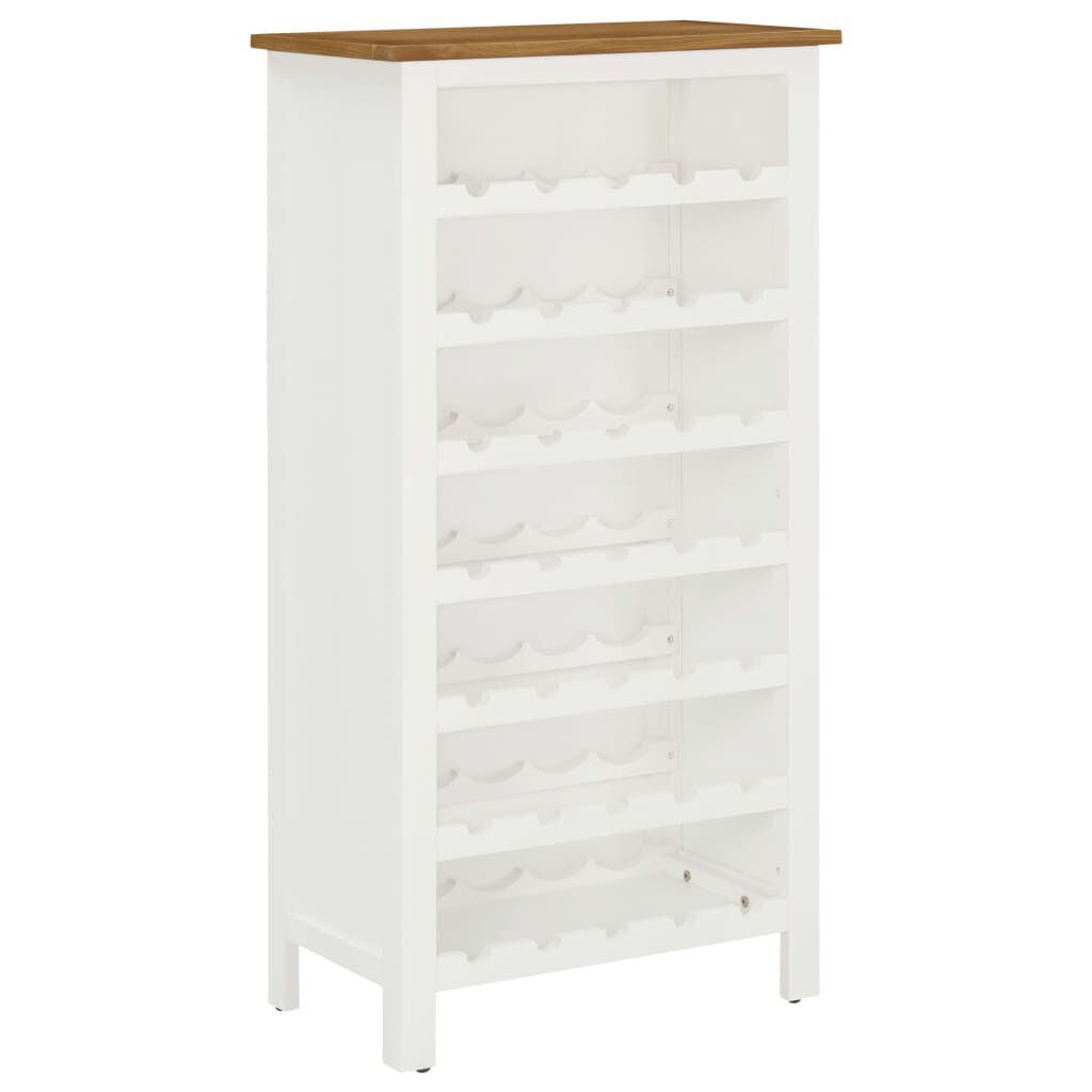 vidaXL Κάβα Κρασιών 56 x 32 x 110 εκ. από Μασίφ Ξύλο Δρυός