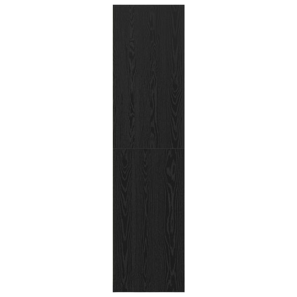 vidaXL Ντουλάπι Μαύρη δρυς 100 x 50 x 200 εκ. Επεξεργασμένο ξύλο