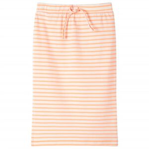 Φούστα Παιδική Ίσια με Ρίγες Φθορισμού Πορτοκαλί 92