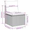 vidaXL Σετ Καναπέ Κήπου 9 pcs Γκρι 287,5 x 177,5 x 85 εκ. Πολυ ράταν