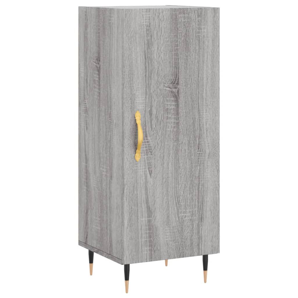vidaXL Ντουλάπι Γκρι Sonoma 34,5x34x90 εκ. από Επεξεργασμένο Ξύλο