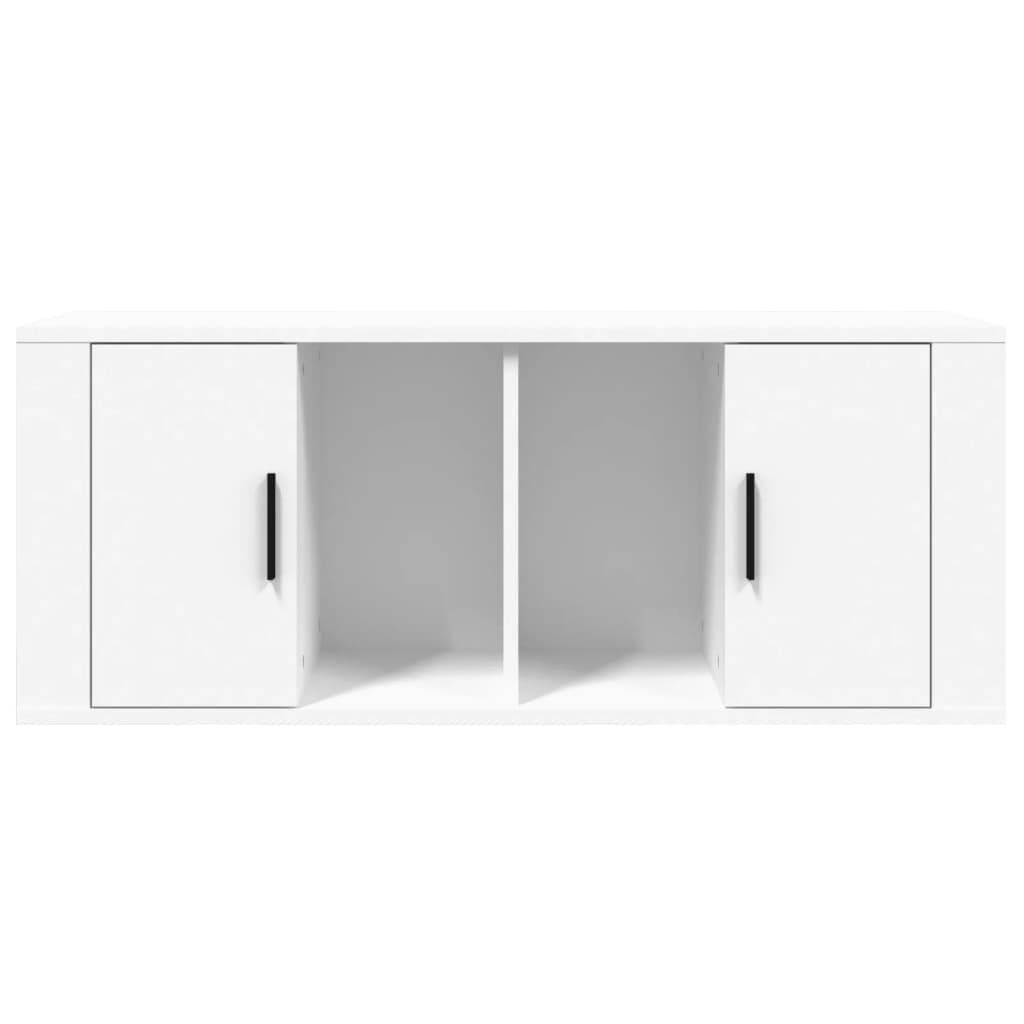 vidaXL Έπιπλο Τηλεόρασης Λευκό 100 x 35 x 40 εκ. Επεξ. Ξύλο