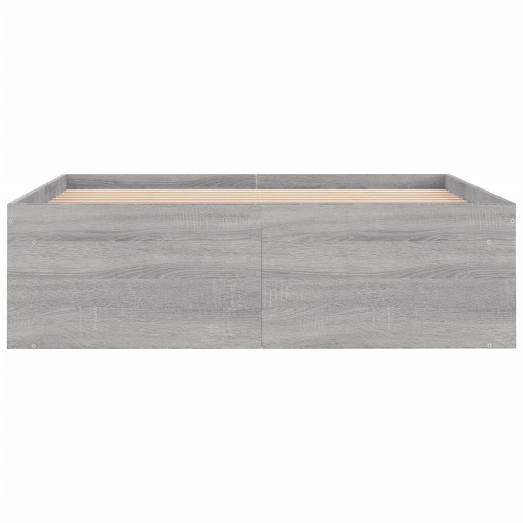 vidaXL Πλαίσιο Κρεβατιού Γκρι Sonoma 120x200 εκ.