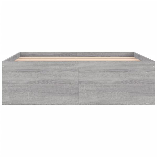 vidaXL Πλαίσιο Κρεβατιού Γκρι Sonoma 120x200 εκ.