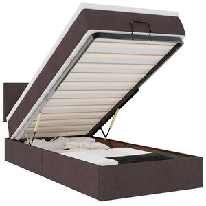 vidaXL &Omicron;&theta;&omega;&mu;&alpha;&nu;&iota;&kappa;ό &kappa;&rho;&epsilon;&beta;ά&tau;&iota; &mu;&epsilon; &sigma;&tau;&rho;ώ&mu;&alpha; &Sigma;&kappa;&omicron;ύ&rho;&omicron; &kappa;&alpha;&phi;έ 80x200cm ύ&phi;&alpha;&sigma;&mu;&alpha;