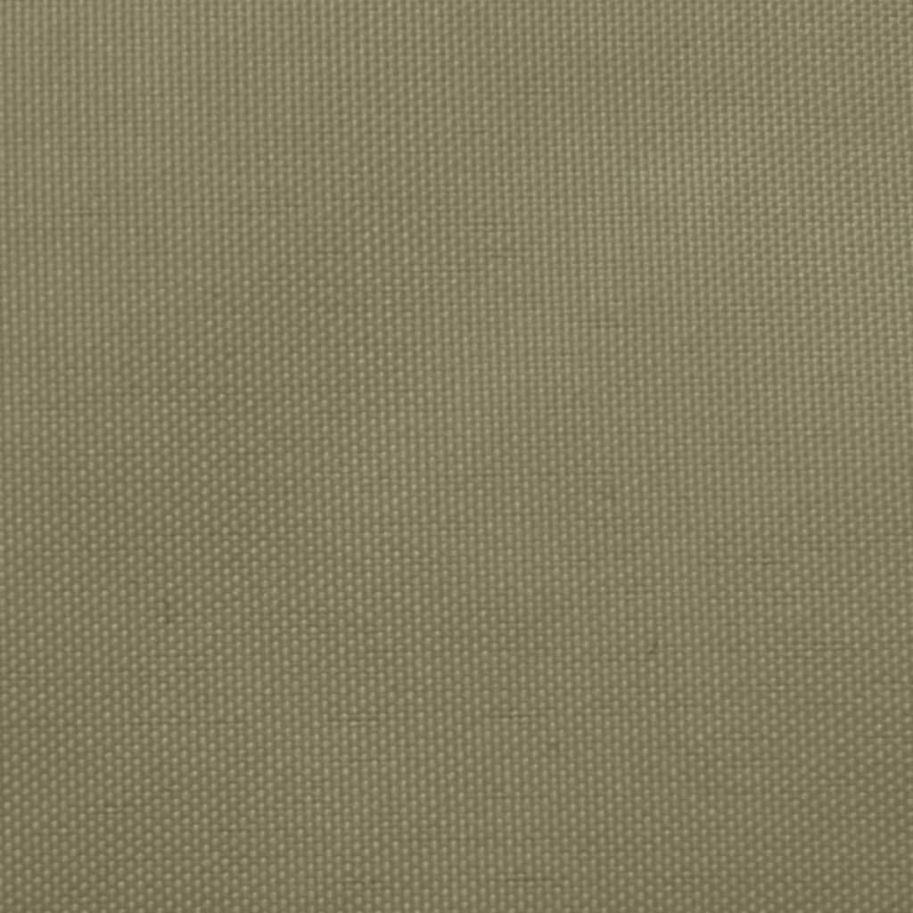 vidaXL Πανί Σκίασης Τρίγωνο Μπεζ 2/4 x 3 μ. από Ύφασμα Oxford