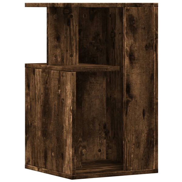 vidaXL Βοηθητικό Τραπέζι Καπνιστή Δρυς 35x35x60 εκ. Επεξεργασμένο Ξύλο