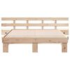 vidaXL Σκελετός Κρεβατιού Καφέ 160 x 200 cm Μασίφ ξύλο πεύκου