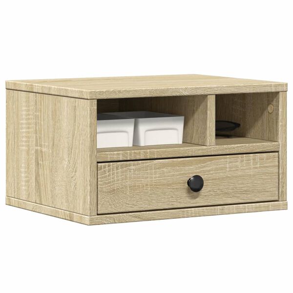 vidaXL Βάση Εκτυπωτή Sonoma Δρυς 40x32x22,5 εκ. από Επεξεργασμένο Ξύλο