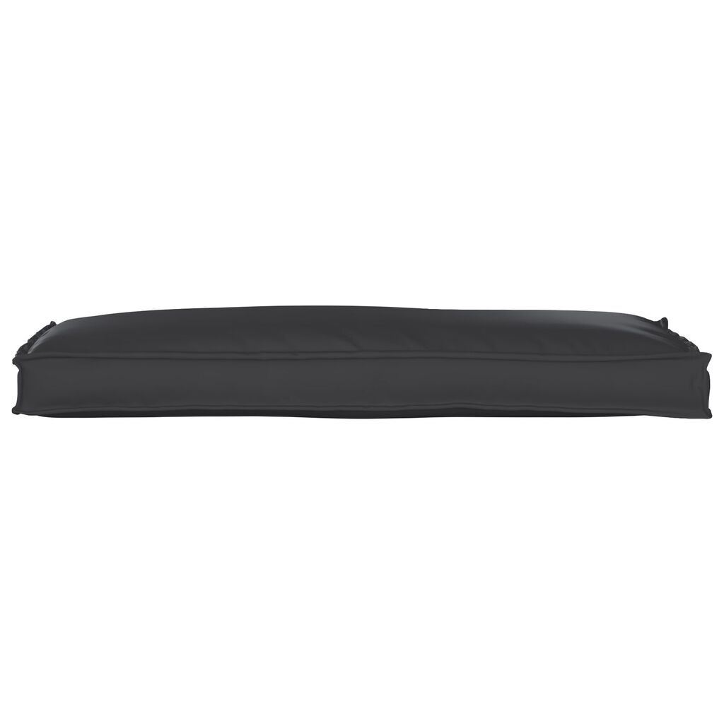vidaXL Μαξιλάρι Παλέτας για Πάγκο Μαύρο 110x40x8 cm Oxford Fabric