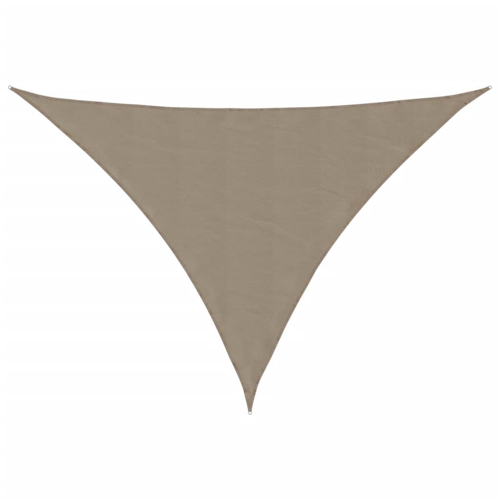 vidaXL Πανί Σκίασης Τρίγωνο Taupe 2,5 x 2,5 x 3,5 μ. από Ύφασμα Oxford