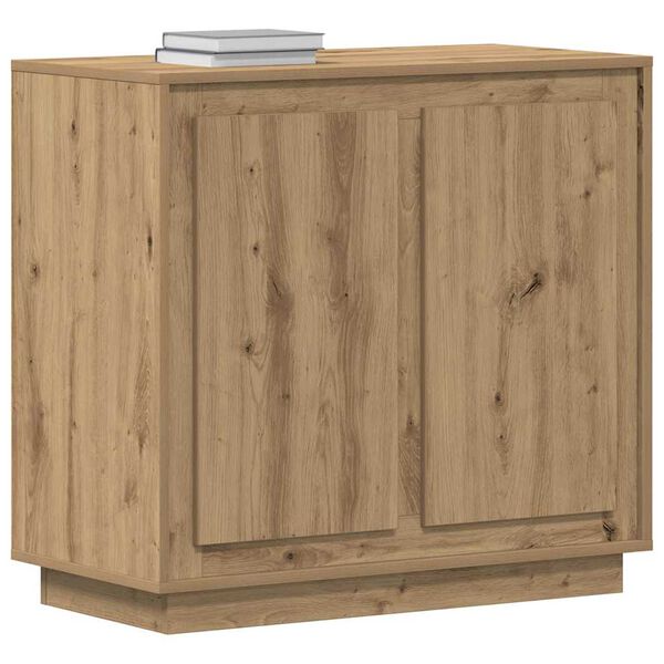 vidaXL Πλαϊνό γραφείο Artisan Oak 80 x 40 x 75 εκ. Επεξεργασμένο ξύλο