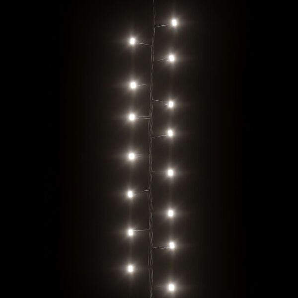 vidaXL Φωτάκια Compact με 400 LED Ψυχρό Λευκό 13 μ. από PVC