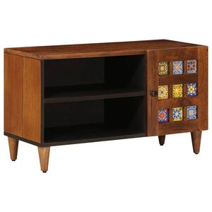 vidaXL &Nu;&tau;&omicron;&upsilon;&lambda;ά&pi;&iota; TV &mu;&epsilon; &pi;ό&rho;&tau;&alpha; &Kappa;&alpha;&rho;&upsilon;&delta;&iota;ά 80 x 33 x 46 &epsilon;&kappa; &Sigma;&tau;&epsilon;&rho;&epsilon;ό &xi;ύ&lambda;&omicron; &mu;ά&nu;&gamma;&kappa;&omicron;