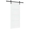 vidaXL &Sigma;&upsilon;&rho;ό&mu;&epsilon;&nu;&eta; &Pi;ό&rho;&tau;&alpha; 86 x 198,5 cm &Epsilon;&pi;&epsilon;&xi;&epsilon;&rho;&gamma;&alpha;&sigma;&mu;έ&nu;&omicron; &Xi;ύ&lambda;&omicron; &Lambda;&epsilon;&upsilon;&kappa;ό &kappa;&alpha;&iota; &Mu;&alpha;ύ&rho;&omicron;