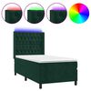 vidaXL &Kappa;&rho;&epsilon;&beta;ά&tau;&iota; Boxspring &mu;&epsilon; &Sigma;&tau;&rho;ώ&mu;&alpha; & LED &Sigma;&kappa;. &Pi;&rho;ά&sigma;&iota;&nu;&omicron; 80x200 &epsilon;&kappa; &Beta;&epsilon;&lambda;&omicron;ύ&delta;&omicron;