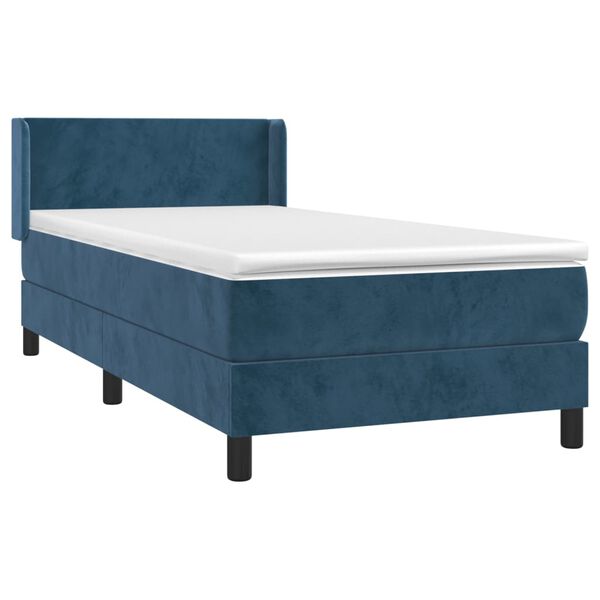 vidaXL &Kappa;&rho;&epsilon;&beta;ά&tau;&iota; Boxspring &mu;&epsilon; &Sigma;&tau;&rho;ώ&mu;&alpha; &Sigma;&kappa;&omicron;ύ&rho;&omicron; &Mu;&pi;&lambda;&epsilon; 90x200 &epsilon;&kappa;. &Beta;&epsilon;&lambda;&omicron;ύ&delta;&iota;&nu;&omicron;
