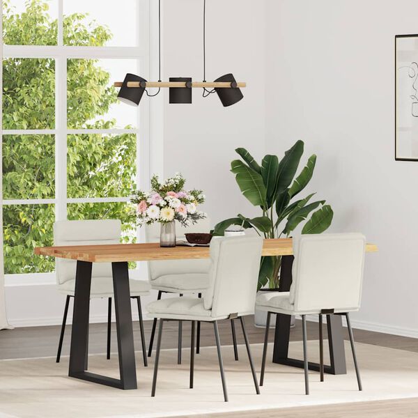 vidaXL &Kappa;&alpha;&rho;έ&kappa;&lambda;&epsilon;&sigmaf; &Tau;&rho;&alpha;&pi;&epsilon;&zeta;&alpha;&rho;ί&alpha;&sigmaf; 4 &tau;&epsilon;&mu;. &Kappa;&rho;&epsilon;&mu; &Beta;&epsilon;&lambda;&omicron;ύ&delta;&iota;&nu;&epsilon;&sigmaf;