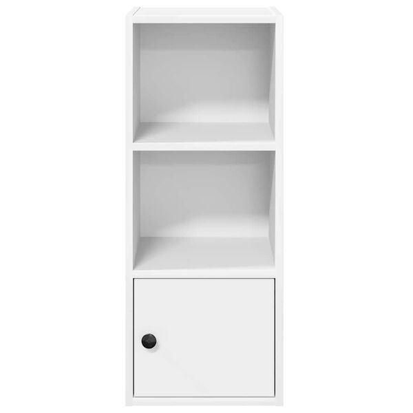 vidaXL Βιβλιοθήκη Λευκή 31x24x77 εκ. από Επεξεργασμένο Ξύλο