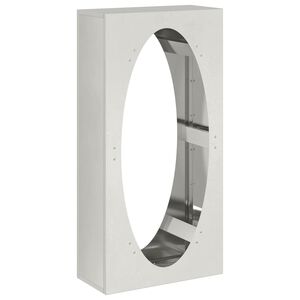 vidaXL Ραφιέρα Καυσόξυλων 50x23x100 εκ. από Ανοξείδωτο ατσάλι