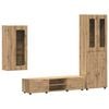vidaXL &Sigma;&epsilon;&tau; &epsilon;&pi;ί&pi;&lambda;&omicron;&upsilon; &tau;&eta;&lambda;&epsilon;ό&rho;&alpha;&sigma;&eta;&sigmaf; FLORIN 3 pcs Artisan Oak