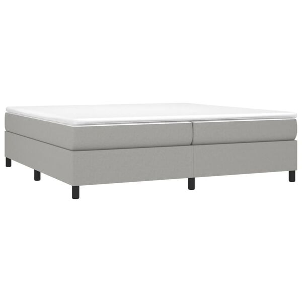 vidaXL &Kappa;&rho;&epsilon;&beta;ά&tau;&iota; Boxspring &mu;&epsilon; &Sigma;&tau;&rho;ώ&mu;&alpha; &Alpha;&nu;&omicron;&iota;&chi;&tau;ό &Gamma;&kappa;&rho;&iota; 200x200 &epsilon;&kappa;. &Upsilon;&phi;&alpha;&sigma;&mu;ά&tau;&iota;&nu;&omicron;