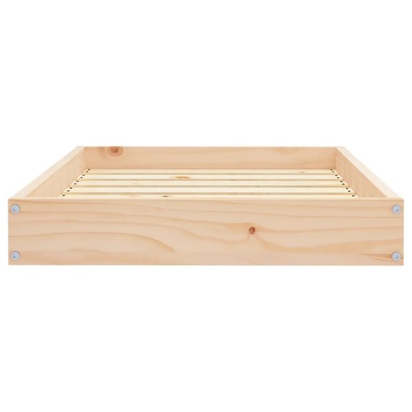 vidaXL Κρεβάτι Σκύλου 71,5 x 54 x 9 εκ. από Μασίφ Ξύλο Πεύκου