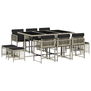 vidaXL &Sigma;&epsilon;&tau; &Tau;&rho;&alpha;&pi;&epsilon;&zeta;&alpha;&rho;ί&alpha;&sigmaf; &Kappa;ή&pi;&omicron;&upsilon; 11 &tau;&epsilon;&mu;. &Alpha;&nu;. &Gamma;&kappa;&rho;&iota; &Sigma;&upsilon;&nu;&theta;. &Rho;&alpha;&tau;ά&nu; &mu;&epsilon; &Mu;&alpha;&xi;&iota;&lambda;ά&rho;&iota;&alpha;