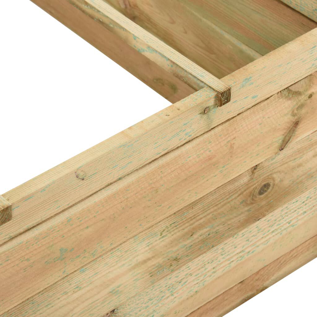 vidaXL Μποστάνι Λαχανόκηπου 197 x 100 x 40 εκ. Εμποτισμένο Ξύλο Πεύκου