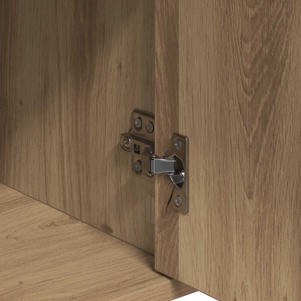 vidaXL Πλαϊνό γραφείο artisan δρυς 60 x 31 x 70 εκ Επεξεργασμένο ξύλο