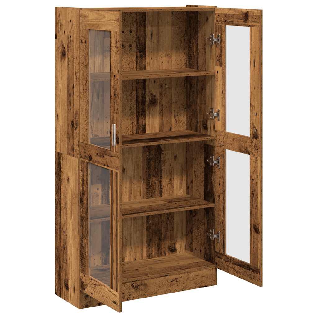 vidaXL Ντουλάπι Όψη Παλαιού Ξύλου 82,5x30,5x150 εκ. Επεξεργασμένο Ξύλο