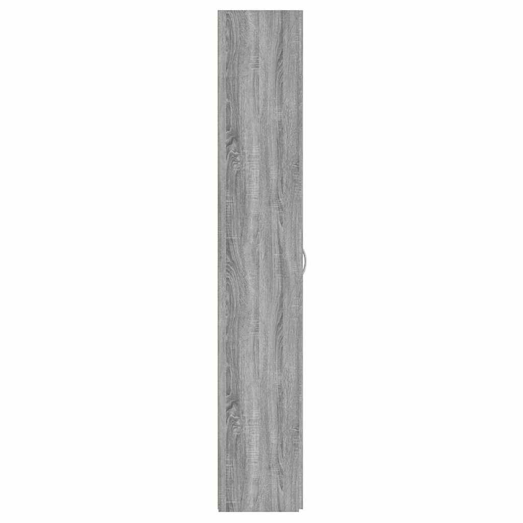 vidaXL Ντουλάπα Γραφείου Γκρι Sonoma 60x32x190 εκ. Επεξεργασμένο Ξύλο