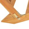 vidaXL Ξαπλώστρα από Μασίφ Ξύλο Teak