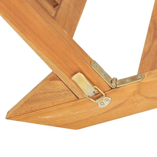 vidaXL Ξαπλώστρα από Μασίφ Ξύλο Teak