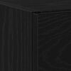 vidaXL Ντουλάπι Νεροχύτη Μαύρη Οξυά 40 x 37 x 59 cm Επεξεργασμένο ξύλο