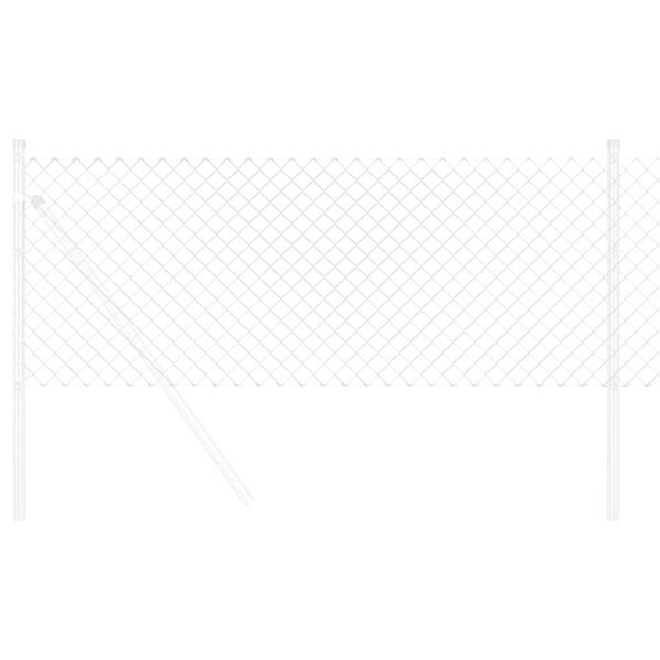 vidaXL Συρματόπλεγμα περίφραξης Ασημί 10 x 0.4 m Γαλβανισμένο Ατσάλι