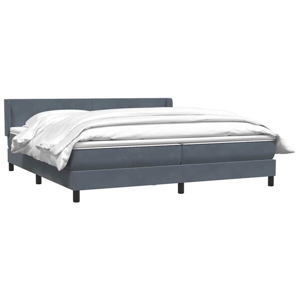 vidaXL &Kappa;&rho;&epsilon;&beta;ά&tau;&iota; Boxspring &mu;&epsilon; &Sigma;&tau;&rho;ώ&mu;&alpha; &Sigma;&kappa;&omicron;ύ&rho;&omicron; &Gamma;&kappa;&rho;&iota; 180x210 &epsilon;&kappa;. &Beta;&epsilon;&lambda;&omicron;ύ&delta;&iota;&nu;&omicron;