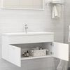 vidaXL Ντουλάπι Νιπτήρα Λευκό 100 x 38,5 x 46 εκ. από Επεξ. Ξύλο