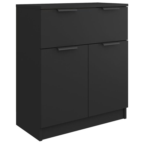 vidaXL Ντουλάπι Μαύρο 60 x 30 x 70 εκ. από Επεξεργασμένο Ξύλο