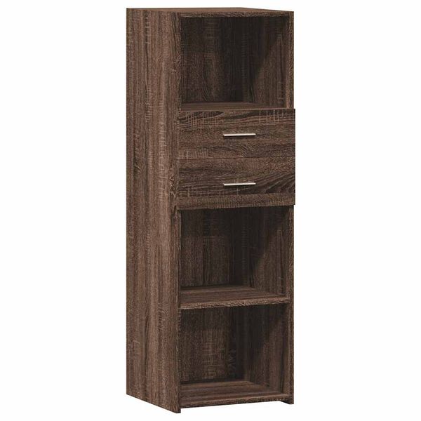 vidaXL Ντουλάπι Καφέ Δρυς 40x42,5x124 εκ. από Επεξεργασμένο Ξύλο