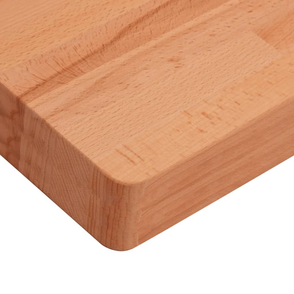 vidaXL Πάγκος Μπάνιου 100x60x4 εκ. από Μασίφ Ξύλο Οξιάς