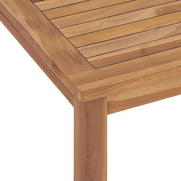 vidaXL Τραπεζαρία Κήπου 120 x 70 x 77 εκ. από Μασίφ Ξύλο Teak