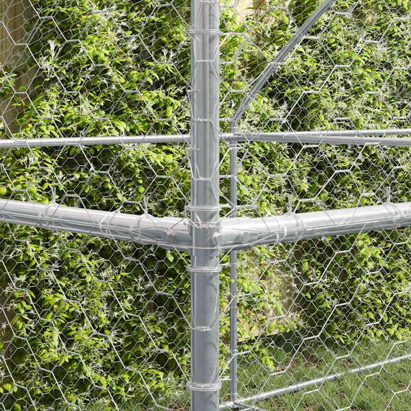 vidaXL &Kappa;&lambda;&omicron;&upsilon;&beta;ί &Sigma;&kappa;ύ&lambda;&omicron;&upsilon; 3 pcs &Alpha;&sigma;&eta;&mu;ί 6 x 2 x 2 m &Gamma;&alpha;&lambda;&beta;&alpha;&nu;&iota;&sigma;&mu;έ&nu;&omicron;&sigmaf; &chi;ά&lambda;&upsilon;&beta;&alpha;&sigmaf;