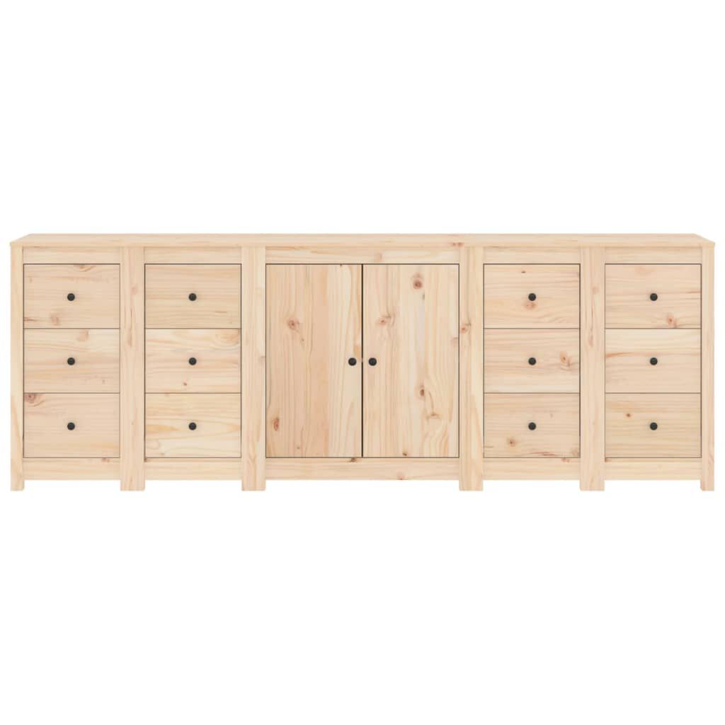 vidaXL Συρταριέρα 230x35x80 εκ. από Μασίφ Ξύλο Πεύκου