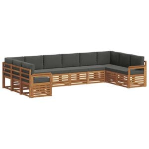 vidaXL &Sigma;&alpha;&lambda;&omicron;&nu;ά&kappa;&iota; &Gamma;&omega;&nu;&iota;&alpha;&kappa;&omicron;ύ &Kappa;&alpha;&nu;&alpha;&pi;έ &mu;&epsilon; &mu;&alpha;&xi;&iota;&lambda;ά&rho;&iota; 10 pcs &Phi;&upsilon;&sigma;&iota;&kappa;ό &kappa;&alpha;&iota; &Alpha;&nu;&theta;&rho;&alpha;&kappa;ί