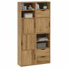 vidaXL Πλαϊνά ντουλάπια 4 τεμ. ODDA 40x24x79 εκ. από Μασίφ Ξύλο Πεύκου