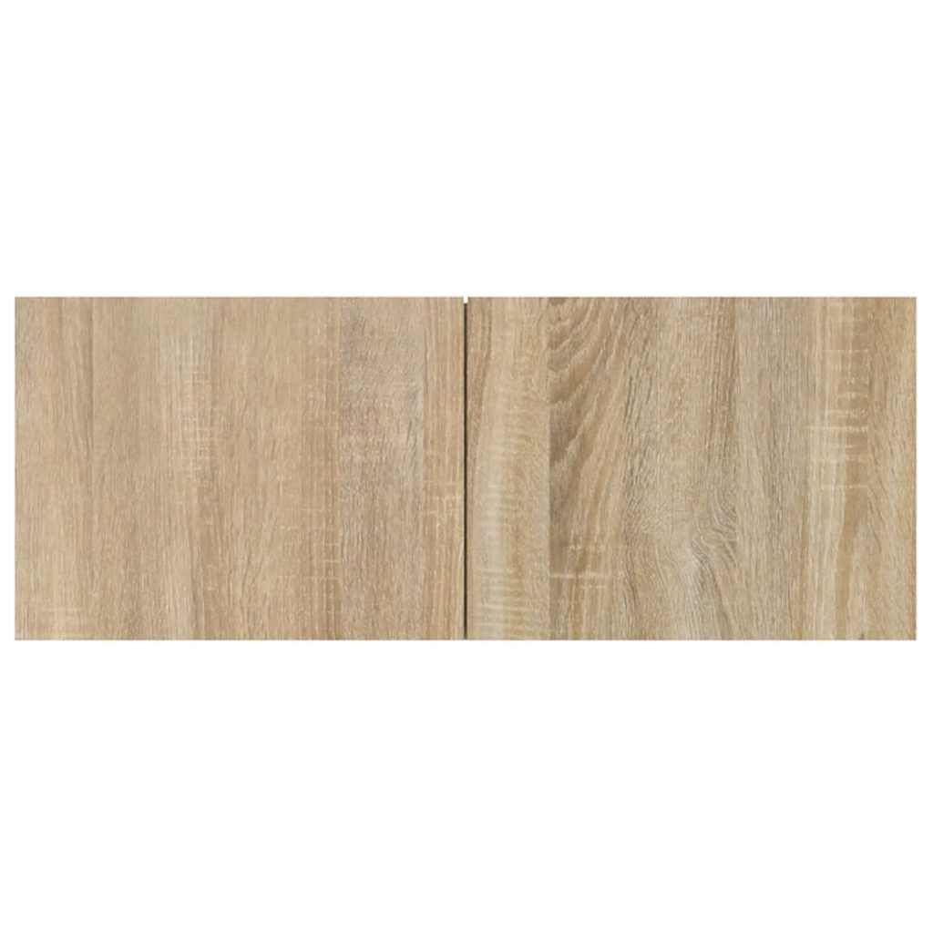 vidaXL Έπιπλα Τηλεόρασης 2 τεμ. Sonoma Δρυς 80x30x30 εκ. Επεξ. Ξύλο