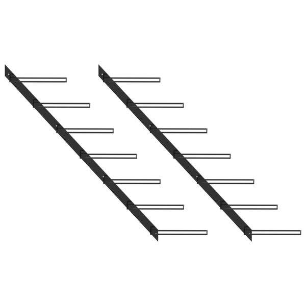 vidaXL &Beta;ά&sigma;&epsilon;&iota;&sigmaf; &Kappa;&rho;&alpha;&sigma;&iota;ώ&nu; &Tau;&omicron;ί&chi;&omicron;&upsilon; 2 &tau;&epsilon;&mu;. &gamma;&iota;&alpha; 14 &Phi;&iota;ά&lambda;&epsilon;&sigmaf; &Mu;&alpha;ύ&rho;&epsilon;&sigmaf; &Mu;&epsilon;&tau;&alpha;&lambda;&lambda;&iota;&kappa;έ&sigmaf;